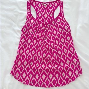 Shoshanna silk printed tank